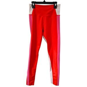 SAGE COLLECTIVE Orange Pink Colorblock Legging Size XS